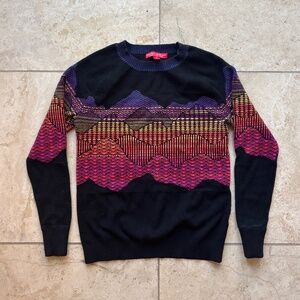 Krimson Klover Mountain Sunset Sweater – Size Medium